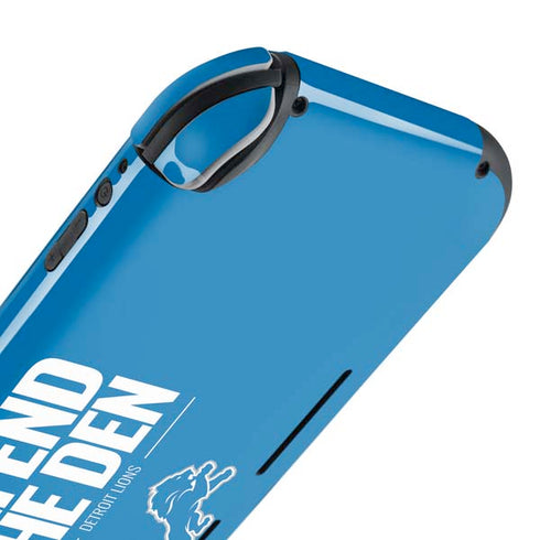 NFL Detroit Lions Team Motto Nintendo Switch Lite Skin